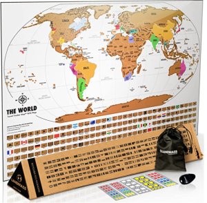 Scratch Off World Map