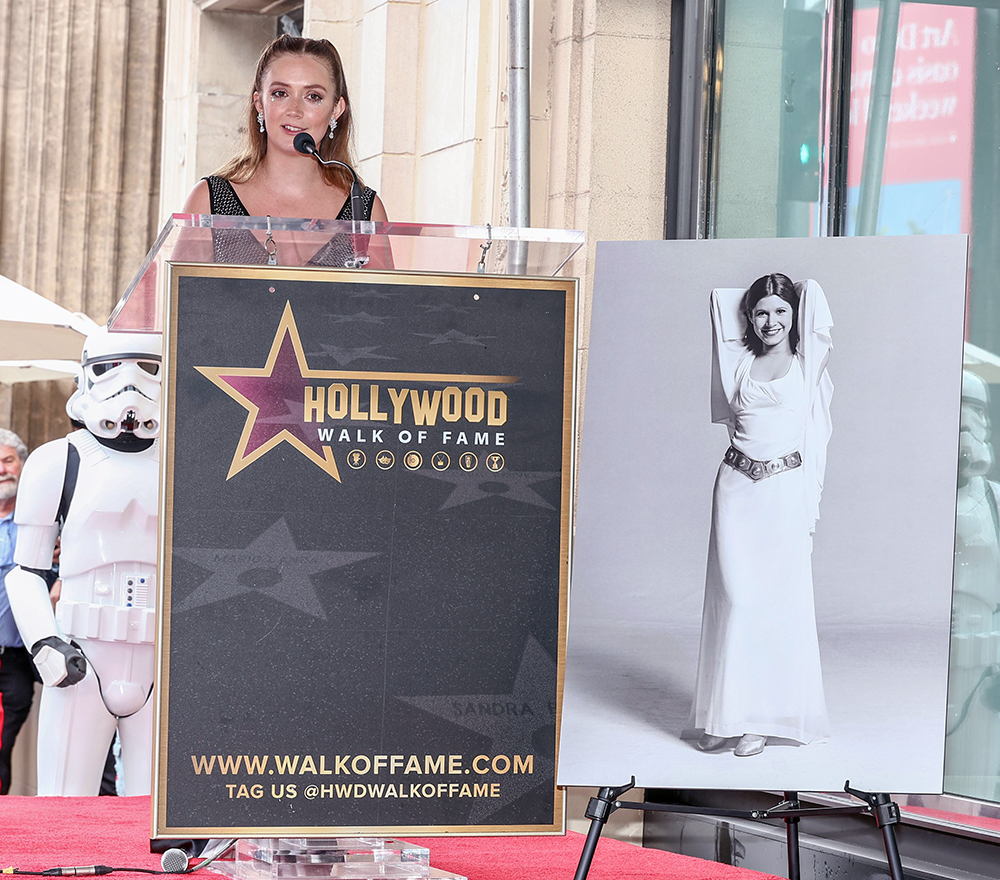 Carrie Fisher honored with a posthumous star on the Hollywood Walk of Fame, Los Angeles, California, USA - 04 May 2023