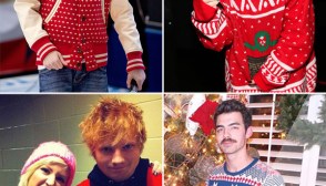 Celebrities Ugly Christmas Sweaters