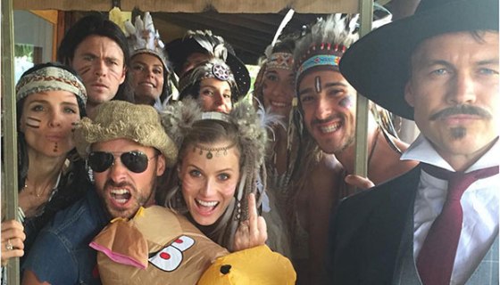 Chris Hemsworth New Years Eve Party