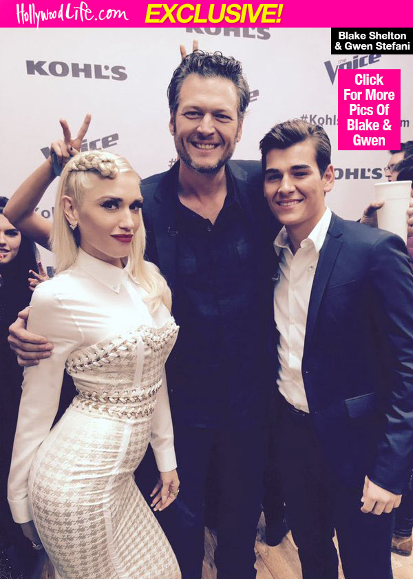 Gwen Stefani Blake Shelton Red Lipstick