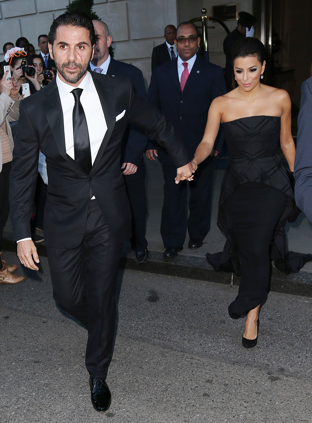 Eva Longoria and Jose Antonio Baston out and about, New York, America - 23 Sep 2014