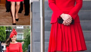 kate middleton red dress recycles