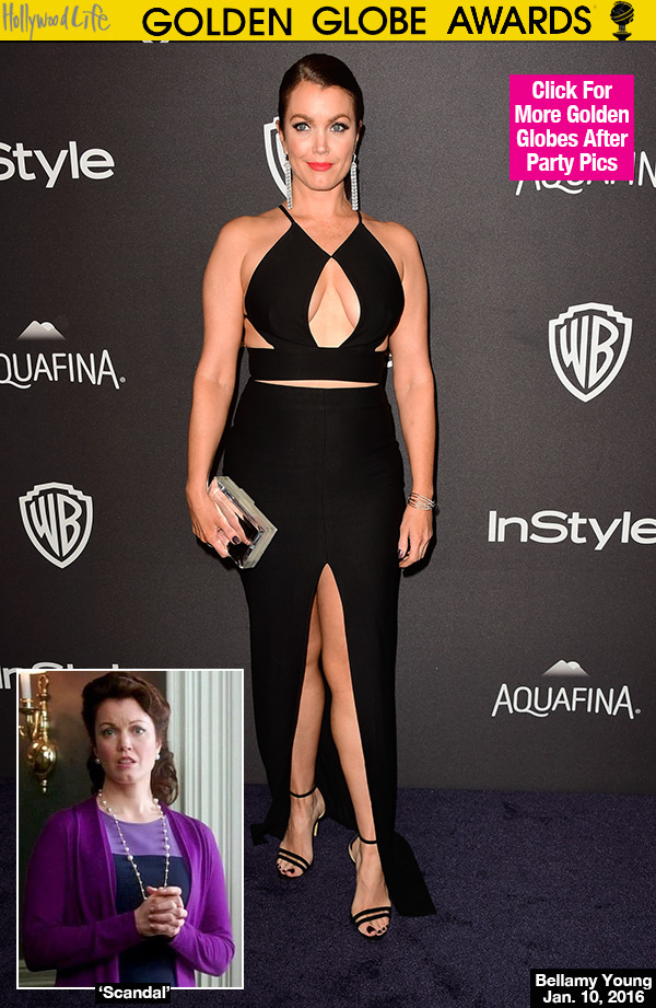 bellamy young golden globes after party dress