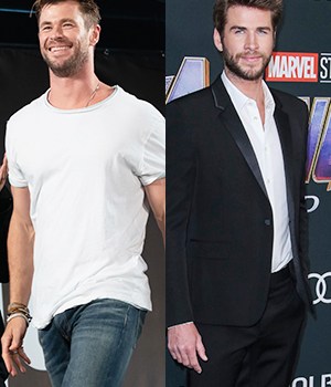 chris and Liam hemsworth