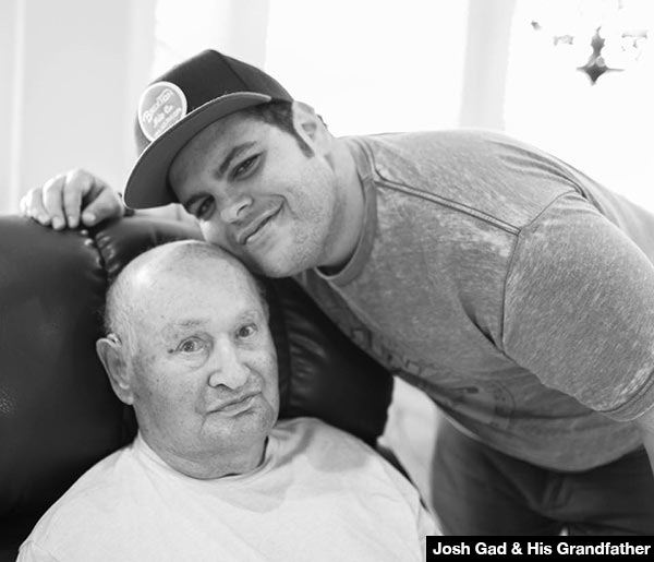 Josh Gad Grandpa Dies