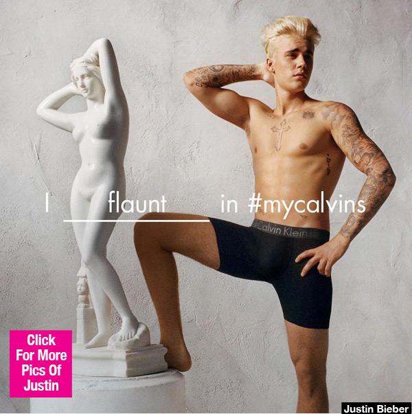 Justin Bieber new calvin klein ad