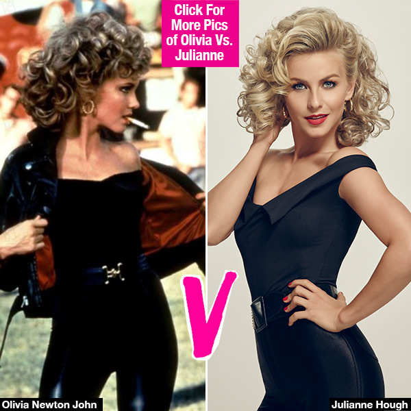 Olivia Newton-John Julianne Hough Comparison