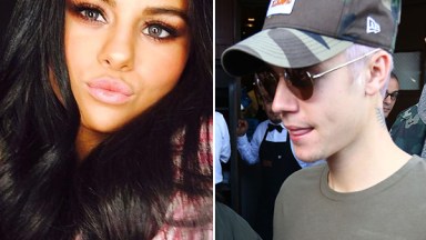 Selena Gomez Justin Bieber Purple Hair