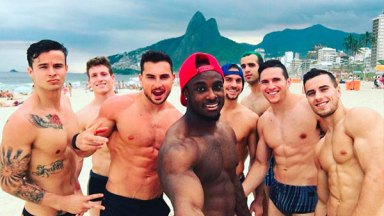 USA Men's Gymnastics Team Shirtless