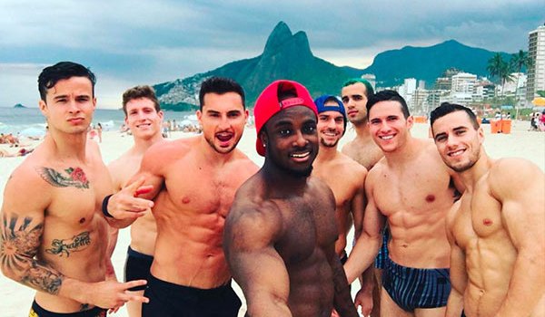 USA Men's Gymnastics Team Shirtless