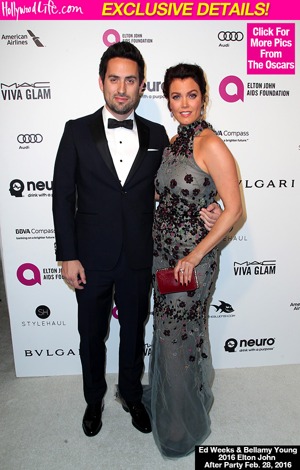 Ed Weeks Bellamy Young Dating