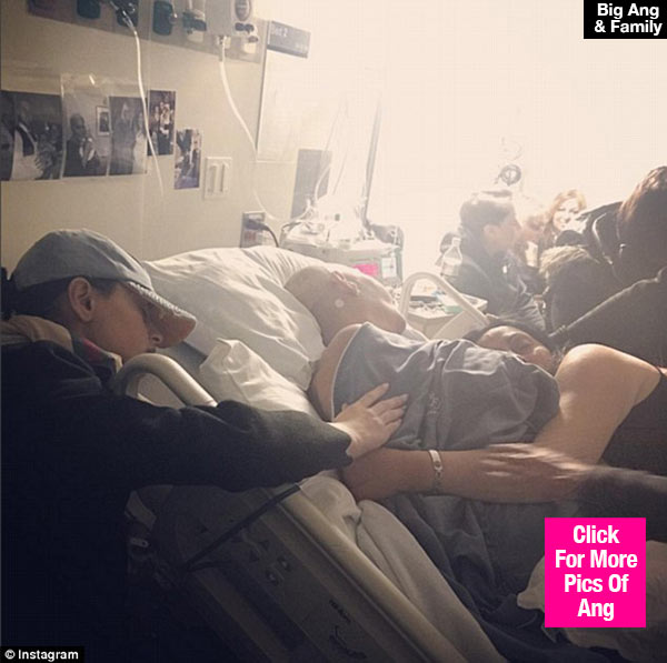 Big Ang Niece Hospital Photos