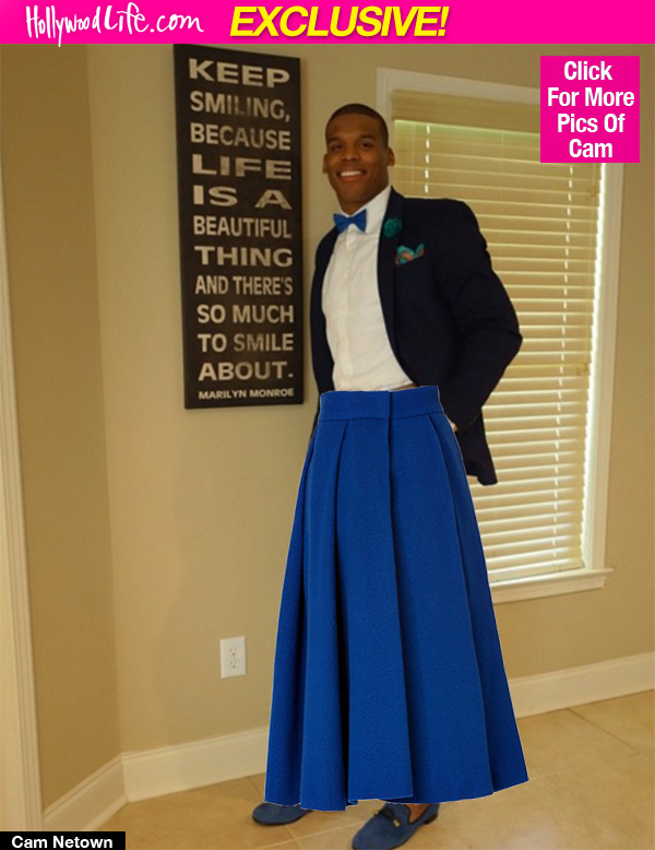 Cam Newton Skirt Super Bowl
