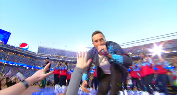 Chris Martin Super Bowl 50 Half-time