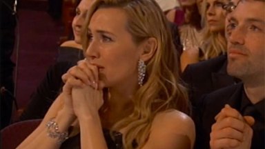 Kate Winslet Reaction Leonardo DiCaprio Oscar Win