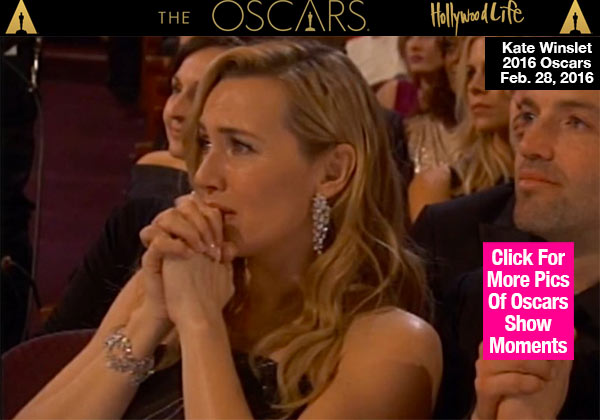 Kate Winslet Reaction Leonardo DiCaprio Oscar Win