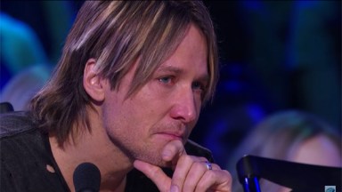 Keith Urban Cries