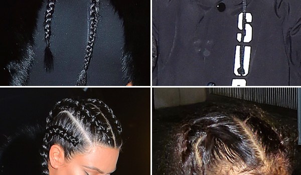 Kim Kardashian North West Matching Hairstyle