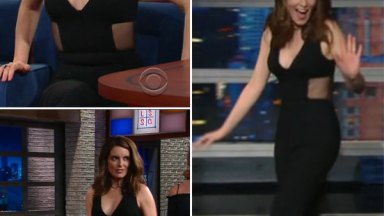 tina fey cutout jumpsuit