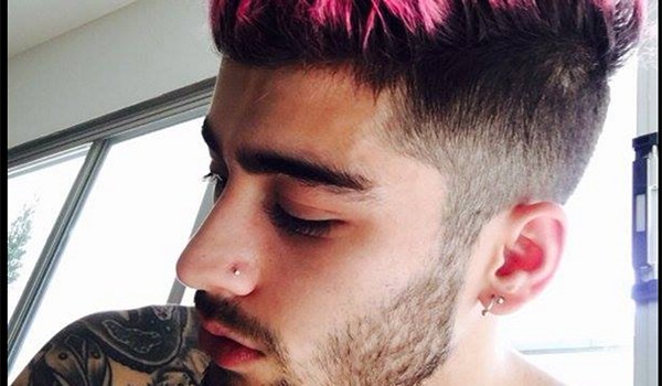 Zayn Malik Pink Hair