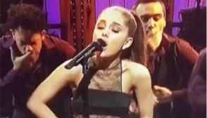 Ariana Grande Saying Oh Shit SNL
