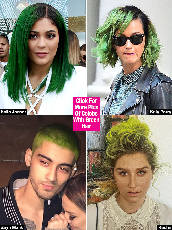 Celebrities With Green Hair