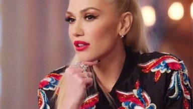 Gwen Stefani Half Ponytail Hairstyle