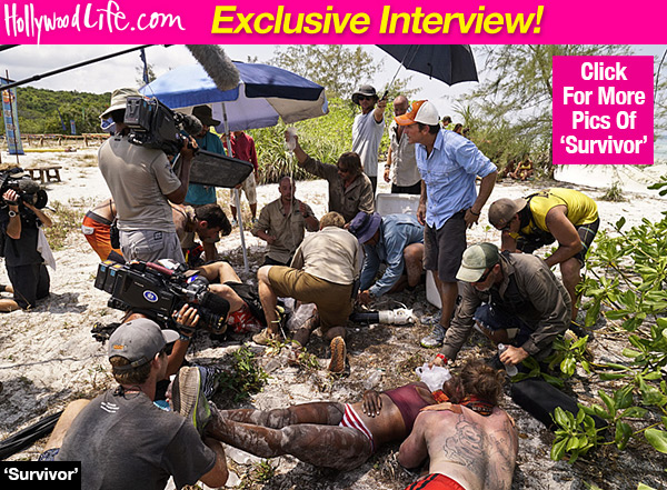 Survivor Caleb Passes out