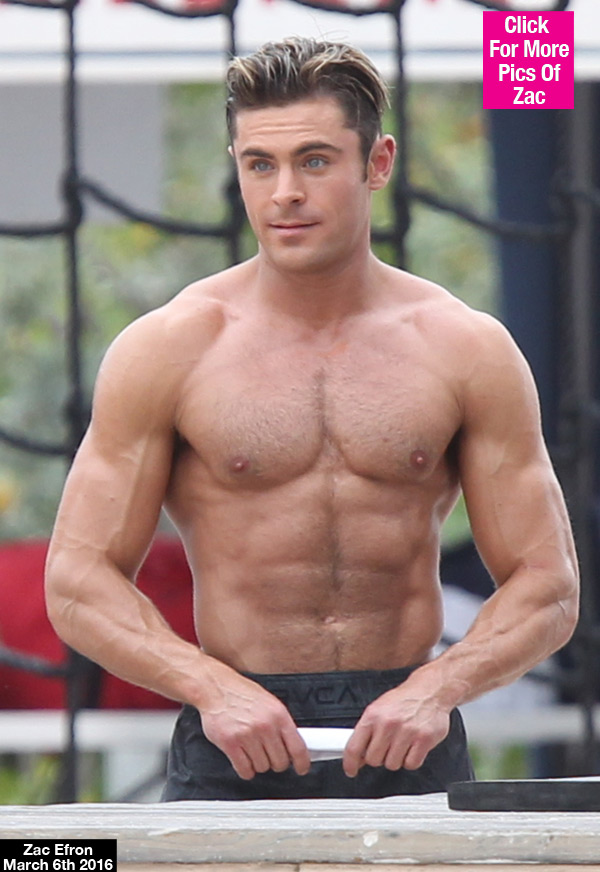 Zac Efron Baywatch Pics