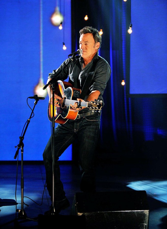 Bruce Springsteen Performing At Hope For Haiti
