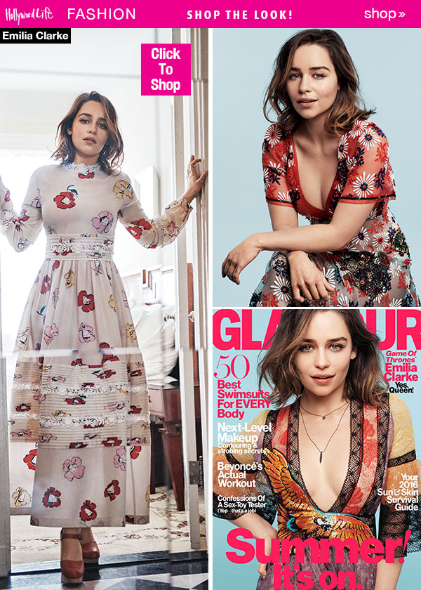emilia clarke glamour magazine