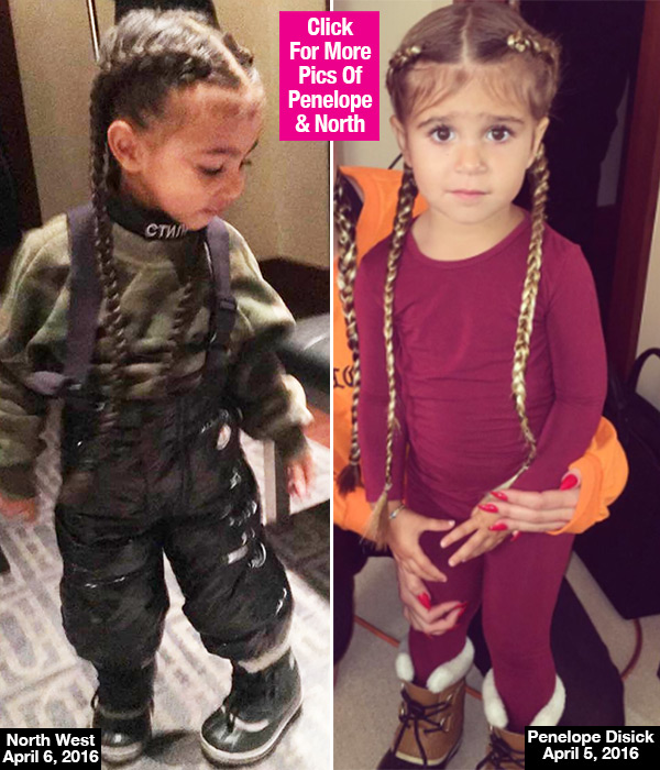 North West Penelope Disick Hair Extensions