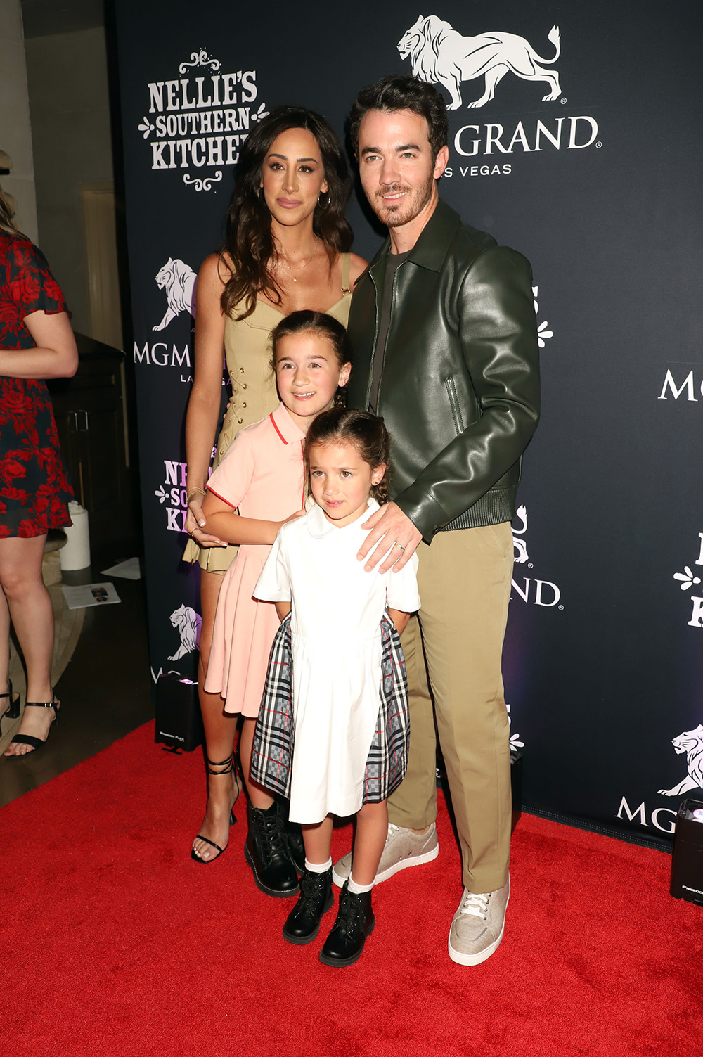 Danielle Deleasa, Kevin Jonas, Valentina Angelina, Alena RoseJonas Family hosts Nellie's Southern Kitchen grand opening, MGM Grand Hotel and Casino, Las Vegas, Nevada, USA - 04 Jun 2022