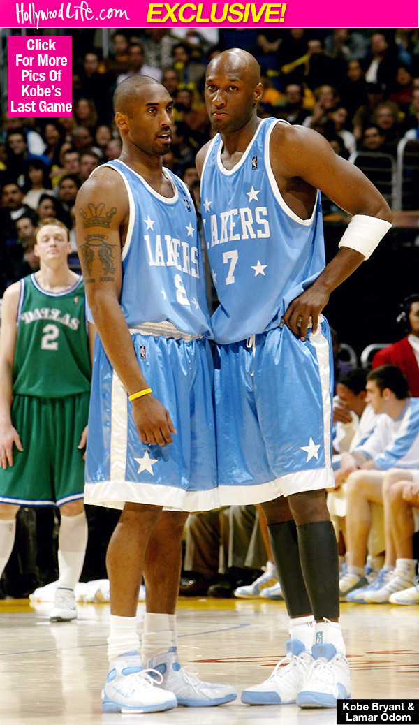 Kobe Bryant Helping Lamar Odom Sober