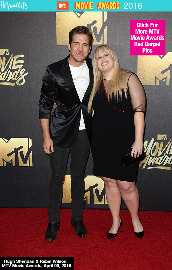 Rebel WIlson Hugh Sheridan MTV Movie Awards