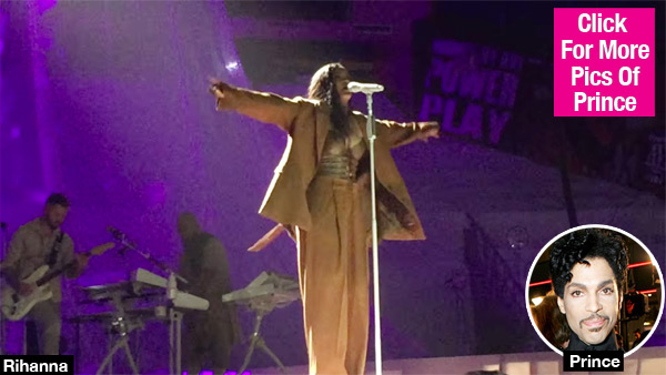 Rihanna Prince Tribute