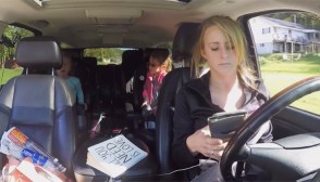 Leah Messer Texting Driving
