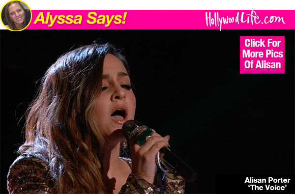 Alisan Porter Final Performance The Voice