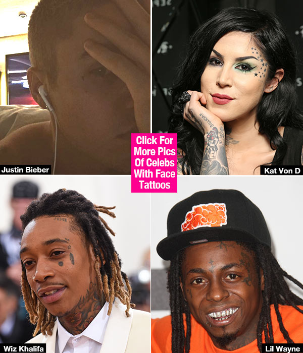 Face Tattoos Celebs