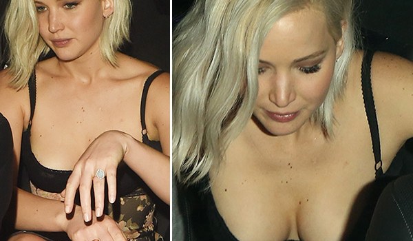 jennifer lawrence plunging dress