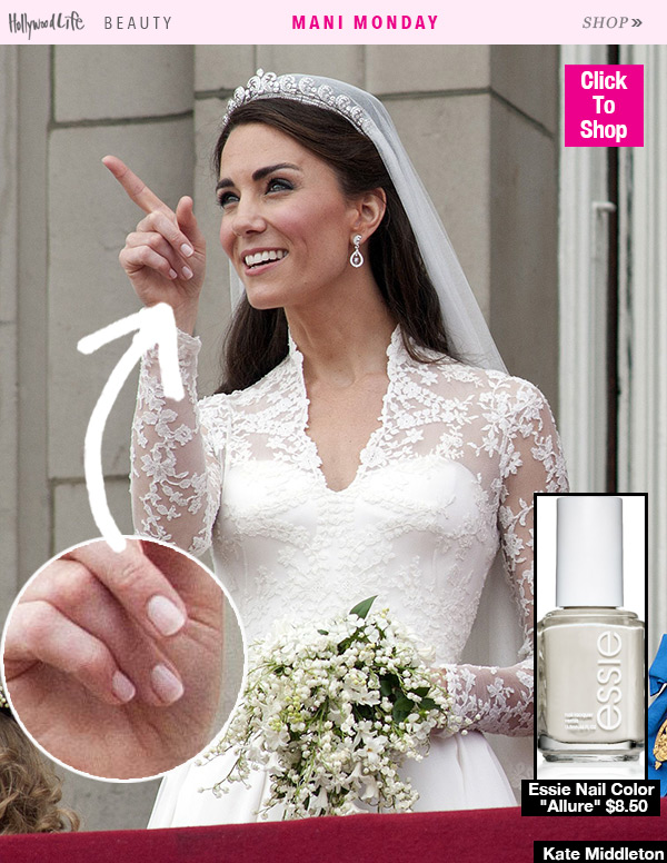 Kate Middleton Bridal Manicure
