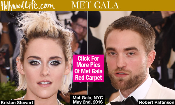 Kristen Stewart Rob Pattinson Met Gala