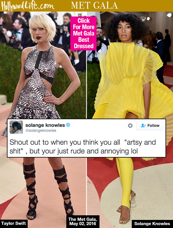 Solange Knowles Disses Taylor Swift