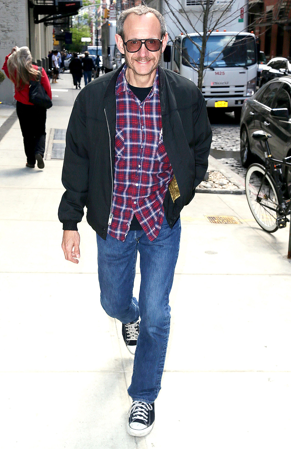 Terry Richardson out and about, New York, America - 13 May 2015