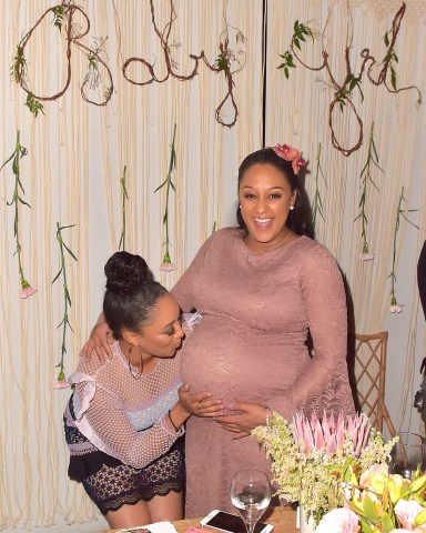 Tamera Mowry-Housley, Tia Mowry-Hardrict
Tia Mowry's Baby Shower, Il Pastaio, Los Angeles, USA - 31 Mar 2018