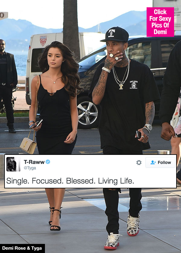 Tyga Responds Demi Rose Rumors