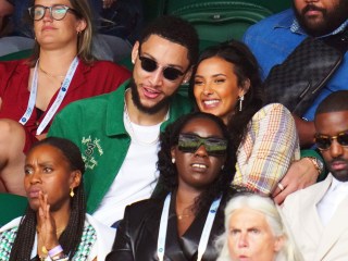 Maya Jama and Ben Simmons in the crowd on Centre Court
Wimbledon Tennis Championships, Day 7, The All England Lawn Tennis and Croquet Club, London, UK - 05 Jul 2021