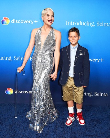 Selma Blair and Arthur Saint Bleick arrive at a special screening of "Introducing, Selma Blair", at the DGA Theatre in Los Angeles
Special Screening of "Introducing, Selma Blair", Los Angeles, United States - 14 Oct 2021