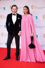 Zawe Ashton and Tom Hiddleston pose for photographers upon arrival at the 75th British Academy Film Awards, BAFTA's, in LondonBafta Film Awards 2022 Arrivals, London, United Kingdom - 13 Mar 2022